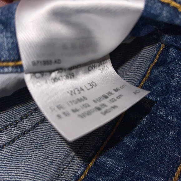 Signature by Levi S67 Athletic blue jeans w34 L30 good condition worn 2 times - Picture 6 of 6